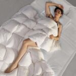 Edredon de plumas de ganso blanco hungaro mezcla lyocell Martha Stewart Blue Ridge Home Fashions MS002063 relleno 750 pa