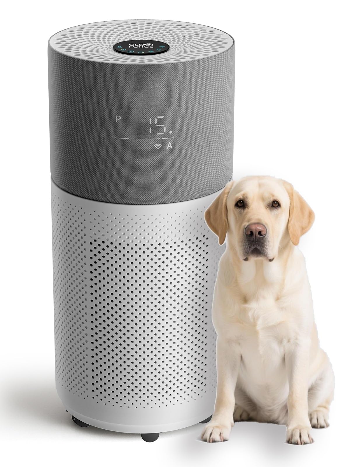 Version 1.0.0 Purificador de aire CleanForce CP-Rainbow True HEPA carbono para habitaciones hasta 209 metros cuadrados control WiFi Al