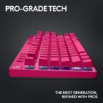 Teclado inalámbrico gaming TKL Logitech G PRO X 920-012154 Lightspeed LIGHTSYNC RGB interruptores GX marrón teclas PBT m