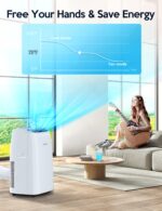 Aire acondicionado portátil VAGKRI VA-AC03 12000 BTU 3 en 1 ventilador deshumidificador enfría hasta 42 metros cuadrados