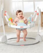 Skip Hop Saltador de Actividades para Bebé de 4 meses en adelante Silver Lining Cloud, Plegable