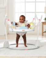 Skip Hop Saltador de Actividades para Bebé de 4 meses en adelante Silver Lining Cloud, Plegable