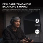 Logitech G Astro A50 X Multi-Platform Wireless Gaming Headset + Base Station for PS5/Xbox/PC: PLAYSYNC Video & Audio Swi