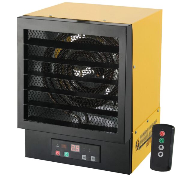 Calentador de Aire Forzado Eléctrico Dura Heat EWH5510 17,060 BTU con Control Remoto para Taller y Garaje