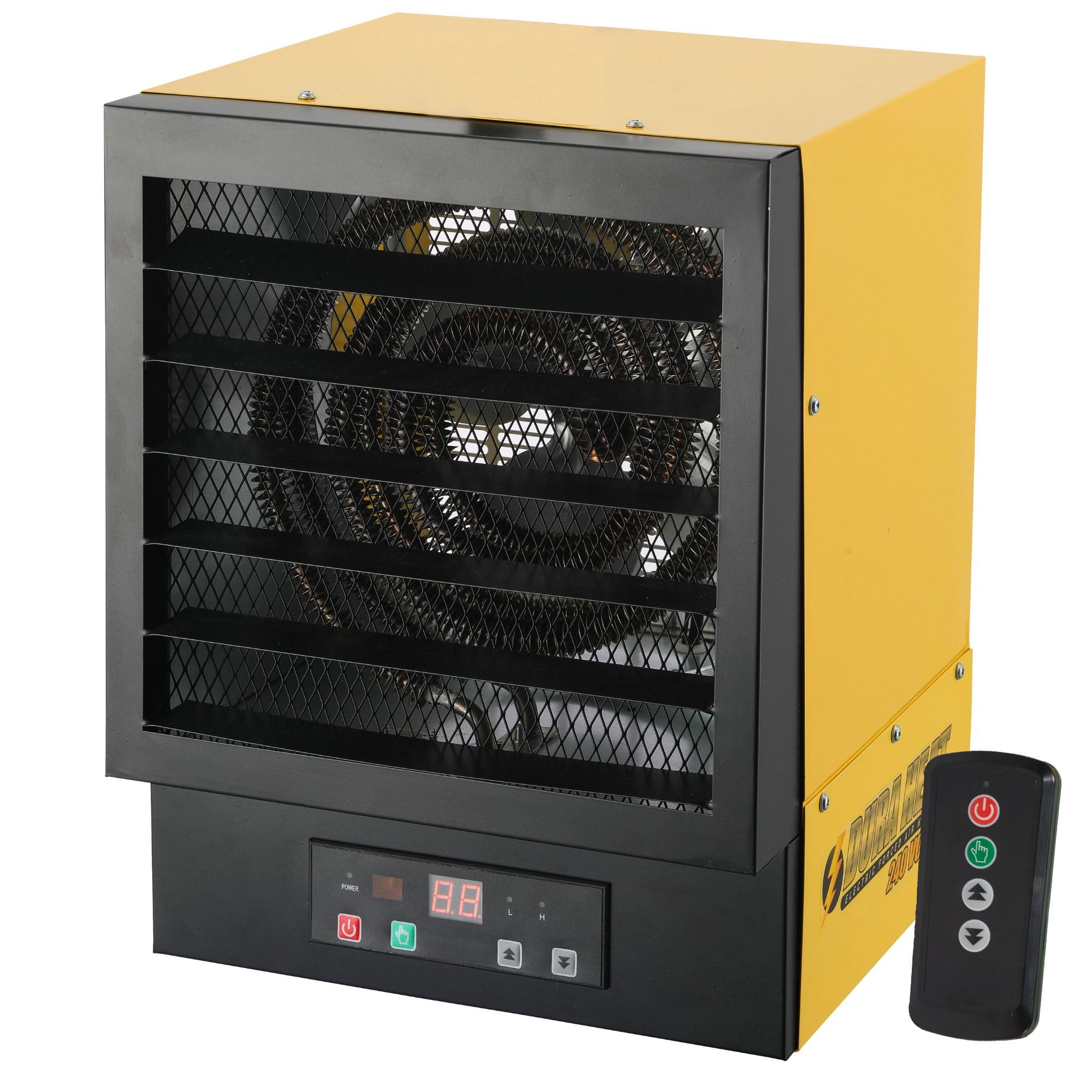 Version 1.0.0 Calentador de Aire Forzado Eléctrico Dura Heat EWH5510 17,060 BTU con Control Remoto para Taller y Garaje