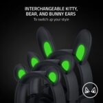 Auriculares para Gaming Razer Kraken Kitty V2 Pro RZ04-04510100-R3U1 RGB cable orejas intercambiables micrófono HyperCle