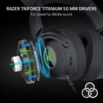 Auriculares para Gaming Razer Kraken Kitty V2 Pro RZ04-04510100-R3U1 RGB cable orejas intercambiables micrófono HyperCle