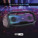 Altec Lansing Rockbox XL 2.0 Altavoces Bluetooth inalámbricos portátiles con luces LED, impermeables IP67 y duraderos pa