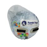 Tumbl Trak Rodillo inflable arcoíris: un equipo sensorial de juego suave para niños y niños pequeños