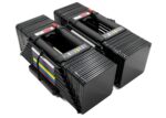 Mancuernas ajustables PowerBlock Elite USA de 90 libras, vendidas en pares, mancuernas de 5-90 lb., construcción durader