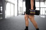 Mancuernas ajustables PowerBlock Elite USA de 90 libras, vendidas en pares, mancuernas de 5-90 lb., construcción durader