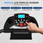 Caminadora eléctrica plegable SereneLife SLFTRD18.5 app deportiva FitShow Bluetooth compatible con teléfono tableta y la