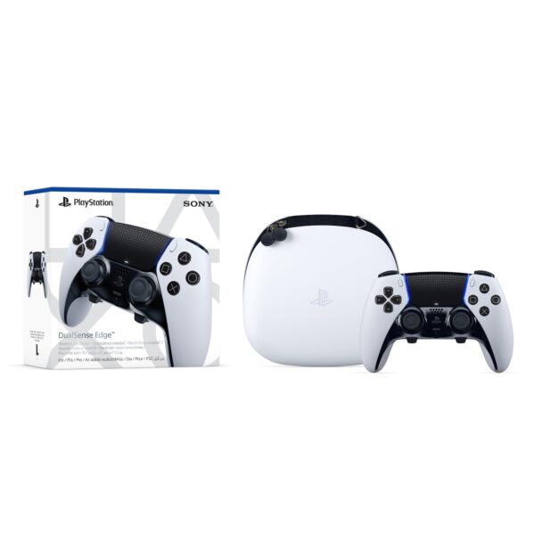 Control Inalámbrico Sony PlayStation DualSense Edge para PS5 con Botones Traseros Asignables Sticks y Tapas Intercambiab