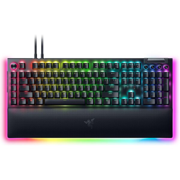 Teclado mecánico con cable para juegos Razer BlackWidow V4 Pro RZ03-04680200-R3U1 interruptores verdes táctiles teclas A