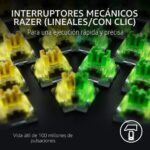 Teclado mecánico con cable para juegos Razer BlackWidow V4 Pro RZ03-04680200-R3U1 interruptores verdes táctiles teclas A