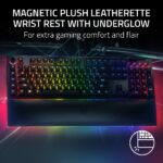 Teclado mecánico con cable para juegos Razer BlackWidow V4 Pro RZ03-04680200-R3U1 interruptores verdes táctiles teclas A