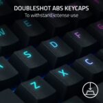Teclado mecánico con cable para juegos Razer BlackWidow V4 Pro RZ03-04680200-R3U1 interruptores verdes táctiles teclas A