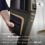 Aspiradora de Palo Inalámbrica Miele Triflex HX2 11827000 3 en 1, 60 Min Batería VARTA, Blanco/Oro Rosa