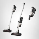Aspiradora de Palo Inalámbrica Miele Triflex HX2 11827000 3 en 1, 60 Min Batería VARTA, Blanco/Oro Rosa