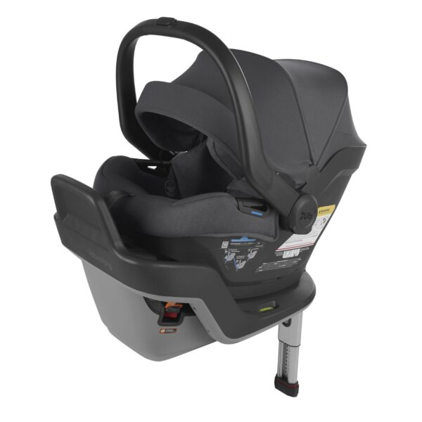 UPPAbaby Mesa Max Asiento de automóvil infantil con pata de carga y inserto robusto para bebé incluido/características d