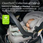 UPPAbaby Mesa Max Asiento de automóvil infantil con pata de carga y inserto robusto para bebé incluido/características d