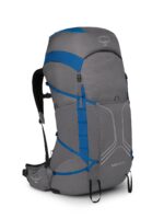Osprey Exos Pro 55L Mochila de mochilero para hombre, color gris Dale / Agam Blue, S/M