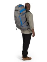 Osprey Exos Pro 55L Mochila de mochilero para hombre, color gris Dale / Agam Blue, S/M