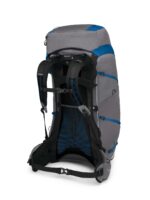 Osprey Exos Pro 55L Mochila de mochilero para hombre, color gris Dale / Agam Blue, S/M