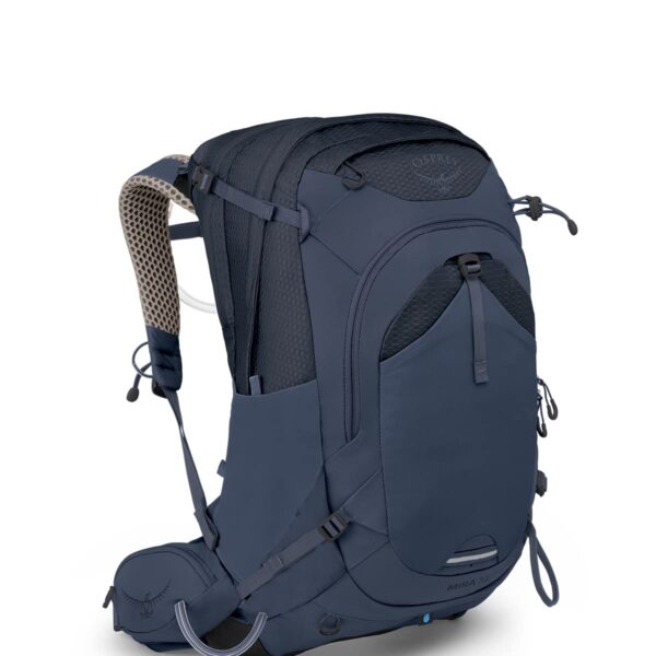 Osprey Mira 32L Mochila de senderismo para mujer con depósito hidráulico, ancla azul