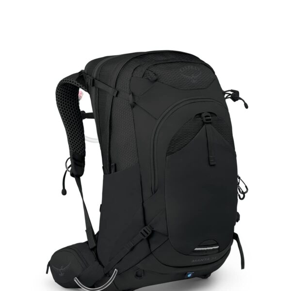 Osprey Manta 34L - Mochila de senderismo para hombre, con depósito hidráulico, color negro