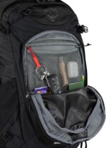 Osprey Manta 34L - Mochila de senderismo para hombre, con depósito hidráulico, color negro