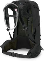 Osprey Manta 34L - Mochila de senderismo para hombre, con depósito hidráulico, color negro