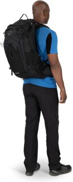 Osprey Manta 34L - Mochila de senderismo para hombre, con depósito hidráulico, color negro