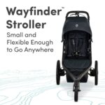 BOB Gear Wayfinder Cochecito para Trotar con Suspensión Dual Independiente, Neumáticos Llenos de Aire, y Capacidad de Pe