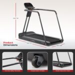 Caminadora con inclinacion automatica Sunny Health Fitness Treadpad SF-T722062 6 niveles de inclinacion Bluetooth app Su