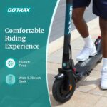 Gotrax Electric Scooter for Adults, Max 18/38 Mile & 20/28Mph by 350w/500w/1000w Motor,10" Tire, Bright Headlight Tailli