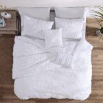 Juego de edredón Urban Casual Riverbrook Home 88488 blanco 5 piezas tamaño King