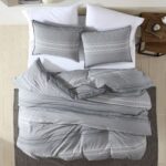 Juego de edredon Riverbrook Home Urban Casual Nash 85268 tamaño King 3 piezas color marfil trigo