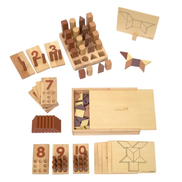 Excellerations Kit de matemáticas naturales - Kit de 3