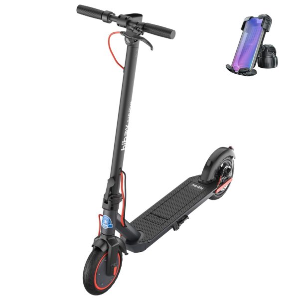 Hiboy S2R Plus Electric Scooter, 500W Peak Motor, 19 MPH, 22 Miles Long-Range, Foldable Commuter Electric Scooter Adults