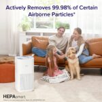 Paquete 3 Purificadores de Aire LEVOIT Core 300 sin Ozono para Alergias Polvo Humo Mascotas hasta 1095 pies cuadrados y