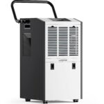 Deshumidificador Comercial Waykar DP600B-CA 155 Pintas, 8,000 pies cuadrados, bomba integrada, tanque de agua, control 1