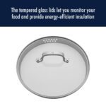 Batería de cocina HENCKELS Clad H3 1023647 acero inoxidable 10 piezas apto para inducción