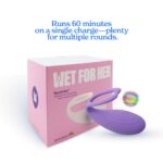 Wet For Her RockHer 2.0 Mini vibrador de tijera con control remoto | Juguetes sexuales de silicona de grado médico | Jug