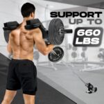 Yes4All Viking Press, Landmine Handle Attachment for 2-Inch Olympic Barbell – 3 Hand Grip Positions - Support Home Gym f