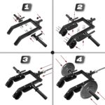 Yes4All Viking Press, Landmine Handle Attachment for 2-Inch Olympic Barbell – 3 Hand Grip Positions - Support Home Gym f