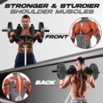 Yes4All Viking Press, Landmine Handle Attachment for 2-Inch Olympic Barbell – 3 Hand Grip Positions - Support Home Gym f