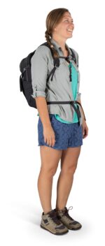 Mochila de viaje Osprey Farpoint 40 con mochila pequeña Daylite Plus negra set de equipaje para viajar senderismo talla