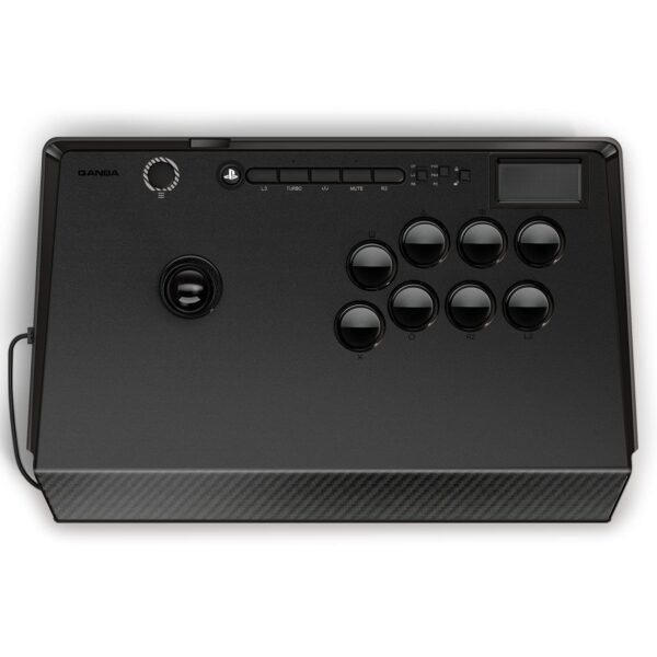 Joystick con Cable Qanba B1 Titan para PlayStation 5 y 4 y PC Botones Sanwa OBSF 30 mm Licencia Oficial Sony