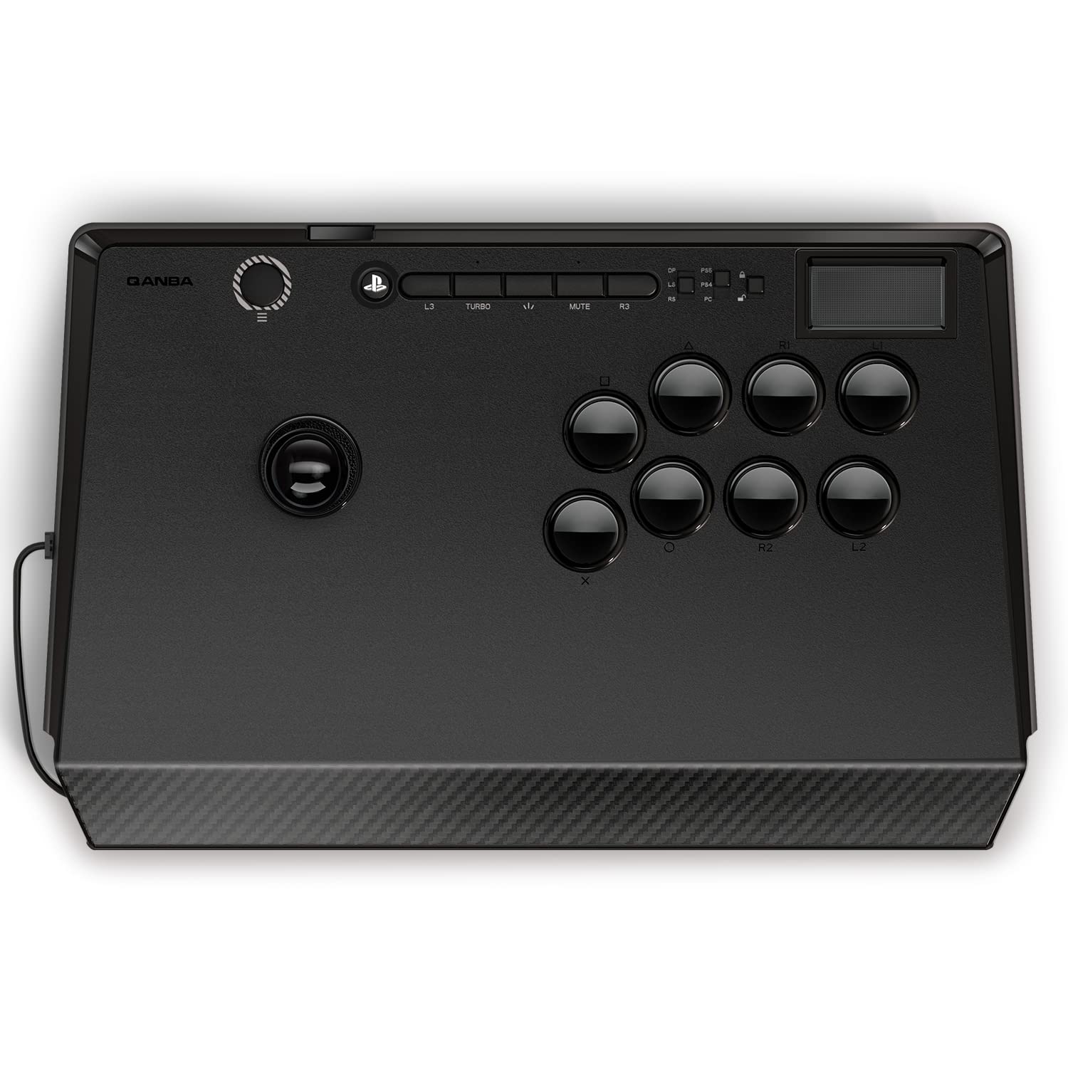 Version 1.0.0 Joystick con Cable Qanba B1 Titan para PlayStation 5 y 4 y PC Botones Sanwa OBSF 30 mm Licencia Oficial Sony